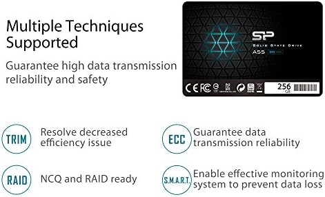 Transform Your Device with Silicon Power 1 TB SATA III SSD – High-Speed 3 D NAND Storage, SLC Cache Performance Boost, Compact 2.5″ Design for Seamless Upgrades and Enhanced Productivity