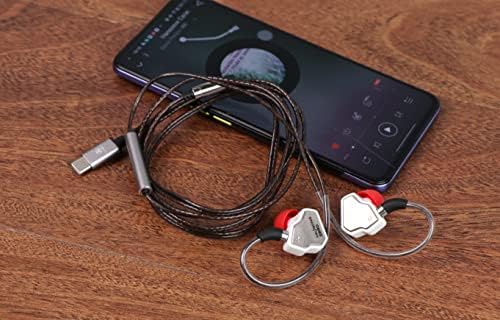 Discover Unmatched Audio Quality with Linsoul 7 Hz Salnotes Zero Hi-Fi In-Ear Earbuds – 10 mm Dynamic Driver for Rich Sound, Durable Stainless Steel Design, Detachable OFC Cable, Type C Connectivity with Mic – Perfect for Audiophiles and On-the-Go Music Lovers