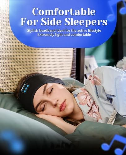 Perytong Wireless Bluetooth Sports Headband Headphones – Ultimate Comfort & Crystal-Clear Sound for Sleep, Yoga & Jogging – Perfect for Insomnia Relief, Meditation, and Easy Device Pairing