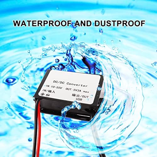 Compact 12 V-48 V to 5 V Mini USB Step-Down Converter – 3 A High-Efficiency Buck Module for Reliable Mobile Power Supply – Perfect for Charging Devices in Cars, Outdoors, and Home Use – Durable and Universal Compatibility for All USB Gadgets