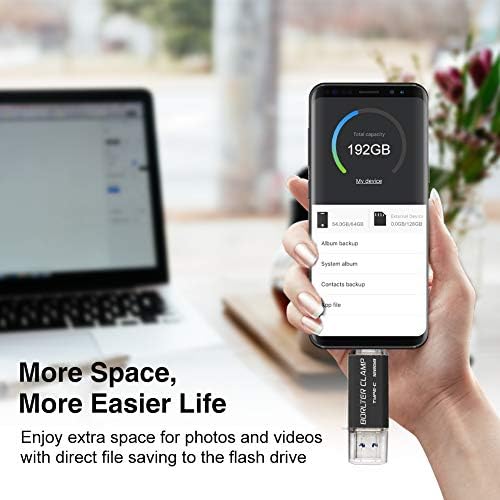 High-Speed 512 GB Dual Port USB 3.0 Type C Flash Drive – Versatile OTG Memory Stick for Android Smartphones & PCs, Compatible with Samsung Galaxy S10/S9/S8/Note 9, LG, Google Pixel – Compact & Stylish Red Design for Effortless File Transfers