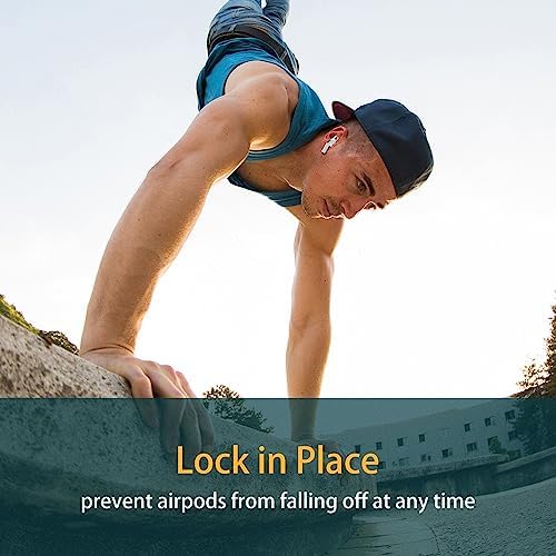 Premium Custom Molded Silicone Ear Tips for Apple Air Pods – Anti-Slip Earbud Covers with Ergonomic Ear Hooks – 6 Pairs for Tailored Comfort and Secure Fit – Essential Headphone Accessories for Active Lifestyles and Ultimate Audio Experience