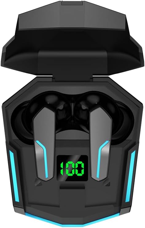 Revolutionize Your Gaming with My Joy Cool Wireless Earbuds – Premium Bluetooth Earphones Featuring Advanced Active Noise Cancelling, Ergonomic Comfort for Long Sessions, Enhanced Sound Quality, and Unmatched Battery Life in Sleek Black Design for Gamers Seeking the Ultimate Audio Experience