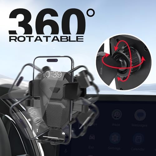 Premium Adjustable Car Phone Holder for Lexus RX 2023-2025 – Hands-Free 14-Inch Screen Mount for All Smartphones – Ultra-Stable Design for Secure Navigation and Easy Access to GPS and Apps – Essential Driving Accessory for Enhanced Safety and Convenience