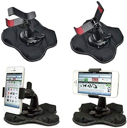 Revolutionary Claw-X Nonslip Smartphone Dashboard Mount – Universal Beanbag Holder for Galaxy S24, S25, i Phone 15, 16 Pro MAX Ultra & More – Ultimate Stability and Easy Access for Safe Driving Experience