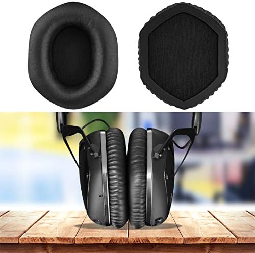 Elevate Your Audio Experience with Geekria Quick Fit Memory Foam Replacement Ear Pads for V-Moda Crossfade Wireless/2/3, M-100, LP, and LP2 Headphones – Superior Sound Quality, Easy Installation, and Ultimate Comfort in Sleek Black Design
