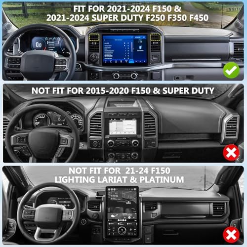 Ford F150 & Super Duty Magnetic Air Vent Phone Holder (2021-2025) – Premium CNC Metal Mount for Unmatched Stability, Effortless Smartphone Compatibility & Hands-Free Navigation – Easy Installation for Safer Driving