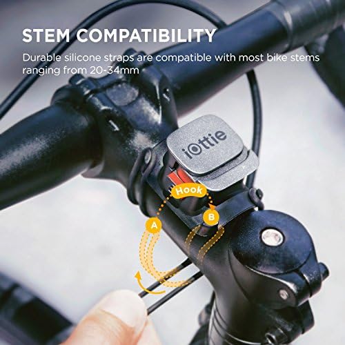 Ottie Active Edge™ Go Bike Phone Holder Bar Mount – Universal Smartphone Mount for i Phone & Samsung – Secure 360-Degree Rotation for Hands-Free Navigation – Durable Design for Cyclists – Effortless Installation for All Bike Handlebars – Elevate Your Ride with Enhanced Compatibility and Safety