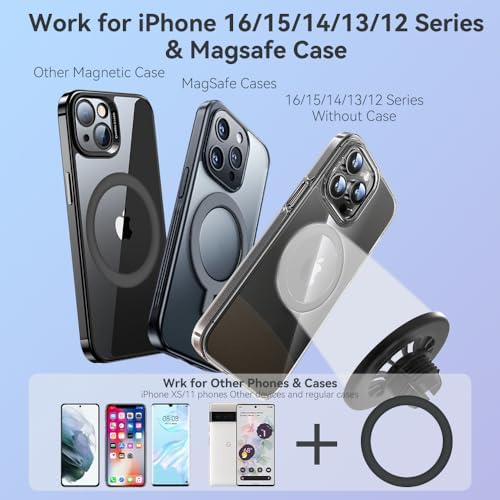 Mercedes-Benz GLA & CLA-Class Car Phone Holder – Hands-Free Magnetic Mount for i Phone 15/14/13/12 Pro Max, Universal Smartphone Compatibility, Enhanced Road Safety & Stylish Design – Secure Fit for 2015-2020 Models