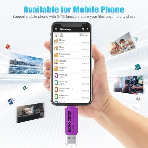 Unlock Ultimate Storage Freedom with the Micro Center 512 GB Super Speed 2-in-1 USB Flash Drive – Dual Connector Type C & Type A for Lightning-Fast Transfers up to 150 MB/s, Perfect for Android Smartphones, Tablets, and PCs – Compact, Durable, and Ready for On-the-Go Data Management!
