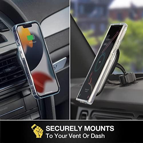 Scosche MPQ5 RKi-BP0 Magic Plate Replacement for Enhanced Compatibility with Scosche Magic Mount Systems – Ideal for Non-Magnetic & Charge Mounts, Optimized for Quick Installation and Device Security
