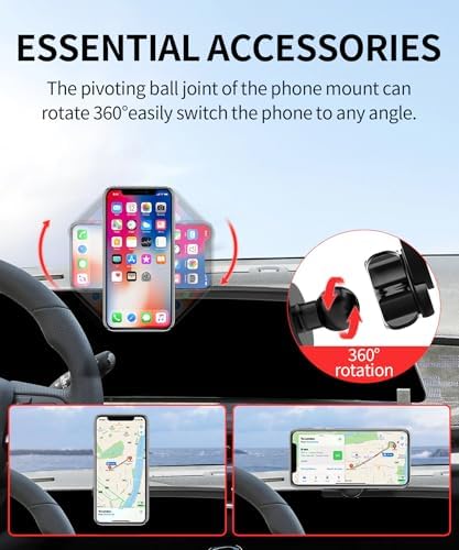 Maser Weller Cadillac Phone Holder – Premium Mag Safe Compatible Mount for Lyriq (2023-2025), CT5 (2025), and XT4 (2024-2025) – 33-Inch Screen Stability for Effortless Navigation and Enhanced Connectivity