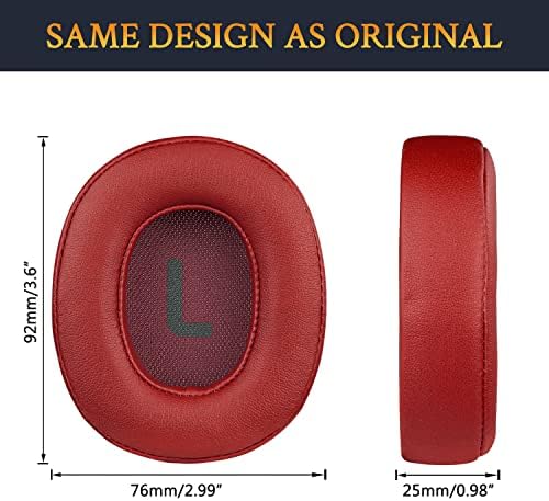 Premium SOULWIT Replacement Earpads for JBL Tune 700 Series – Soft Protein Leather & High-Density Foam Cushions in Sand Dune – Elevate Comfort & Sound Isolation for Wireless Over-Ear Headphones – Effortless Installation & Enhanced Durability