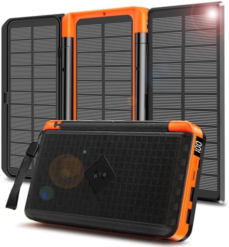 Maximize Your Charging Potential with Our 20,000 m Ah Solar Power Bank – Wireless Compatibility, Multi-Port Functionality, and Real-Time LED Display for Ultimate Convenience on the Go