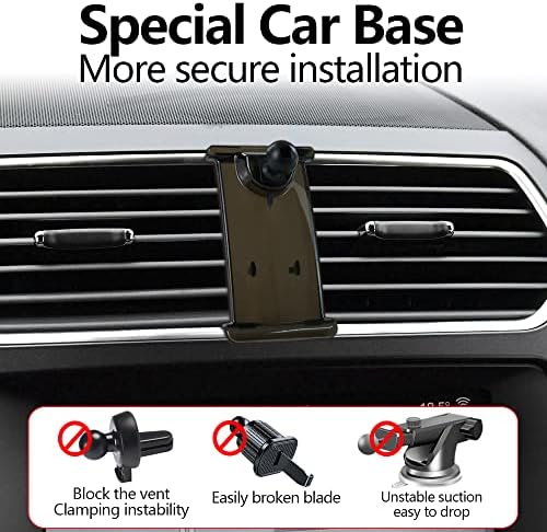 Ford Explorer Car Phone Holder Mount (2020-2024) – Premium Gravity Smartphone Bracket with 360-Degree Rotation for Ultimate Accessibility and Style – Tool-Free Installation for All Smartphone Sizes – Enhance Your Driving Experience with Sleek Interior Décor