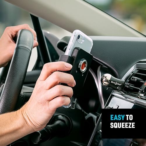 Nite Ize Steelie Original Vent Kit – Premium Magnetic Phone Mount for Effortless Car Vent Attachment – Versatile Hands-Free Holder with Neodymium Magnets – 360-Degree Rotation for Navigation and Calls – Essential Portable Car Accessory for Smartphones and Cases – Enhance Safety and Connectivity on the Road