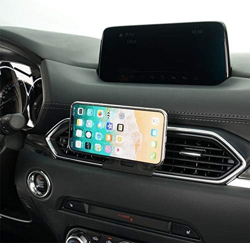 Mazda CX-5 2017-2025 Compatible BEERTE Adjustable Phone Holder – Carbon Fiber Gravity Mount for Secure Smartphone Positioning – Universal Fit for All Devices – Effortless Installation and Enhanced Driving Safety