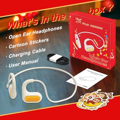 Vibrant Red CBE-01 Kids Open Ear Bluetooth 5.2 Headphones – Safe, Durable, and Lightweight Wireless Audio Solution for Ages 6-15 – Perfect for School, Outdoor Activities, and Enhanced Awareness – Waterproof Design for Active Play and Learning