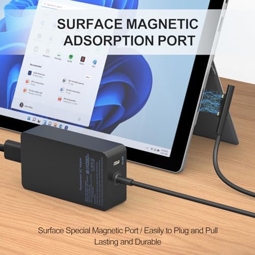 High-Performance 65 W USB-C Laptop Charger for Dell XPS, Latitude, and Inspiron Series – Rapid Charging Power Supply for Enhanced Compatibility and Safety Features