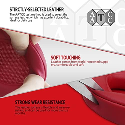 Upgrade Your Beats: Krone Kalpasmos Studio 3 & 2 Replacement Ear Pads – Soft Memory Foam Cushions for Ultimate Comfort and Noise Isolation in Vibrant Red – Perfect Fit for Wired & Wireless Models (B0501, B0500) – Enhance Sound Quality & Style Effortlessly