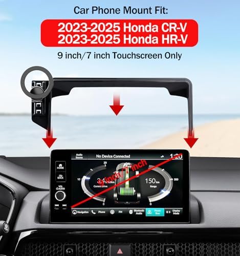 Hesanzol Magnetic Car Phone Mount for Honda CR-V (2017-2022) – Ultimate 5/7-Inch Touchscreen Holder for Effortless Navigation Access and Hands-Free Communication – Must-Have Driving Companion for Enhanced Safety and Convenience