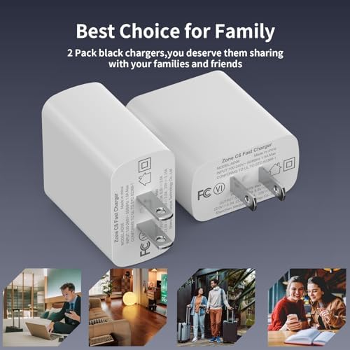 65 W USB-C Fast Charger Block Duo – Compact Power for Laptops, Phones, and Tablets – Enhanced Compatibility with Quick Charge Technology – Ideal for Travel and Office Use – Reliable Safety Features with 18-Month Warranty – Perfect Gift for Tech Enthusiasts