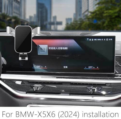 LUNQIN BMW X5, X6, X7 Car Phone Holder (2023-2026) – Premium Mobile Cradle for Secure Hands-Free Navigation and Quick Charging – Enhance In-Car Connectivity with Sleek, Durable Design and Effortless Installation