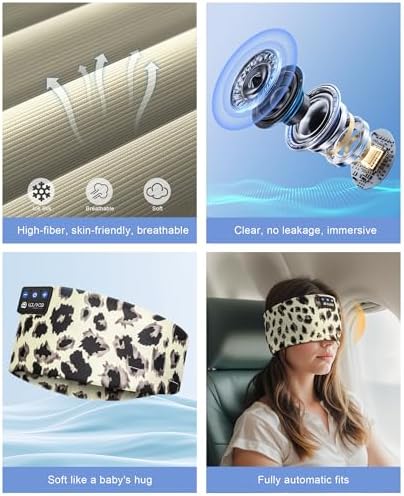 Ultimate Bluetooth 5.4 Sleep Headband Headphones – Designed for Side Sleepers, Unmatched Comfort for Active Lifestyles, Superior Sound Quality, Ergonomic Fit for Enhanced Relaxation, Ideal Tech Gift for Music and Podcast Enthusiasts