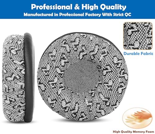 Ultimate Comfort Memory Foam Earpads for Logitech PC960 & H-Series Headphones – High-Performance Replacement Cushions Featuring Breathable Fabric for Long-lasting Durability and Enhanced Audio Clarity