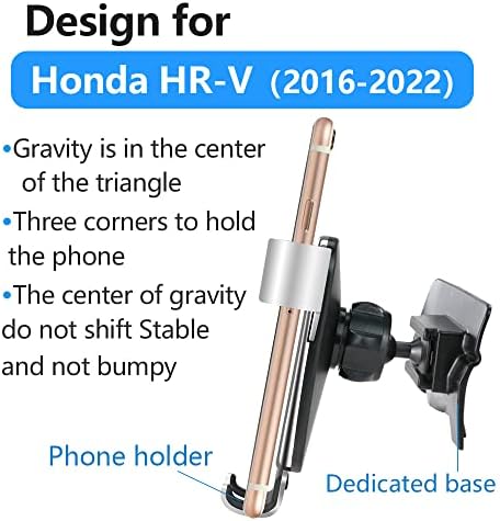 Honda HR-V 2023-2025 Premium Car Phone Holder – Secure Smartphone Mount with 360° Rotation, Quick-Release, and Charging Capability – Essential Auto Interior Accessory for Hands-Free Navigation and Entertainment
