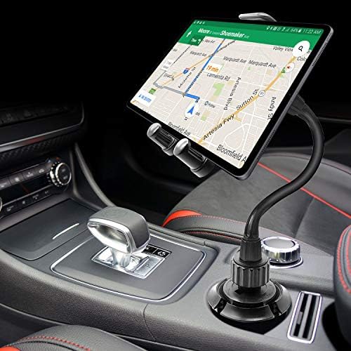 Revolutionary Car Cup Holder Phone Mount with Integrated Snack Tray – Ultimate Compatibility for i Phone, Samsung Galaxy, LG, Moto & Google Pixel – Hands-Free Convenience & 360-Degree Rotation for Safe Driving Enjoyment
