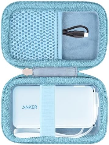 Khanka Durable Hard Case for Anker 3-in-1 USB C Power Bank, 10,000 m Ah Charger Block – Stylish Purple Protection for Portable Charging On-the-Go, Lightweight and Shockproof Accessory for Maximum Durability and Enhanced Safety