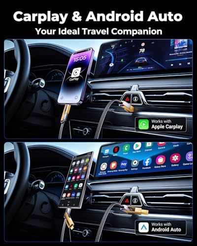 SHEZI 4-in-1 USB C Charging Cable – 60 W Fast Charge & 480 Mbps Data Transfer, 5 FT Yellow Nylon Braided Cord for i Phone, i Pad & More – Ultimate Versatility & Durability for Home, Office, and Travel