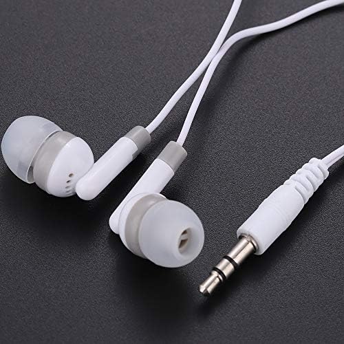 Bulk Pack CN-Outlet Orange Earbuds – Individually Bagged Headphones for i Phone, Android & MP3 Players – Perfect for Schools, Libraries & Hospitals – High-Fidelity Sound, Lightweight & Durable Design – 50 Count Audio Solution for Classroom & Professional Use