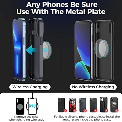 Ultimate Magnetic Phone Holder for Car – 6 X Strong Magnets, 360° Adjustable Rotation, Easy Install Dashboard Mount – Universal Compatibility for All Smartphones – Sleek Black Design for Modern Vehicles – Enhance Your Driving Experience with Hands-Free Navigation and Secure Phone Access