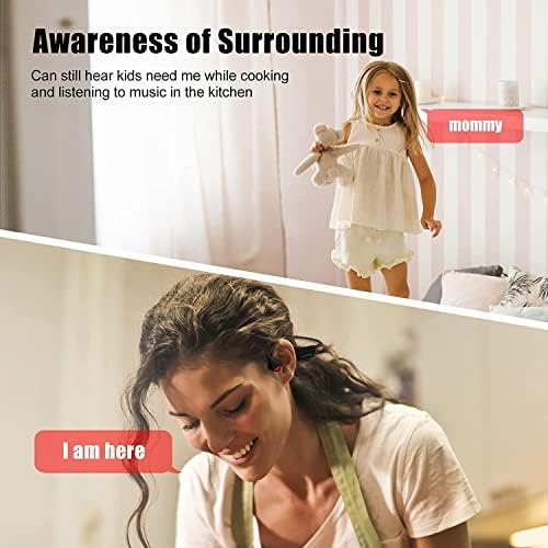 Revolutionary Open Ear Bone Conduction Headphones – Advanced Bluetooth 5.0 Sports Earphones with IP65 Waterproof Protection, Rapid Type-C Charging, and Feather-Light 25 g Design for Exceptional Sound Clarity and Outdoor Safety Awareness