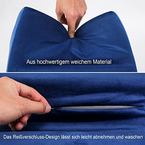 Ergonomic Adjustable Tablet Pillow Stand – Lightweight Multi-Device Holder for Ultimate Comfort on Bed & Sofa, Three Customizable Viewing Angles for i Pad Pro, Kindle, E-Readers, and Smartphones (Gray) – Perfect for Leisure and Hands-Free Use