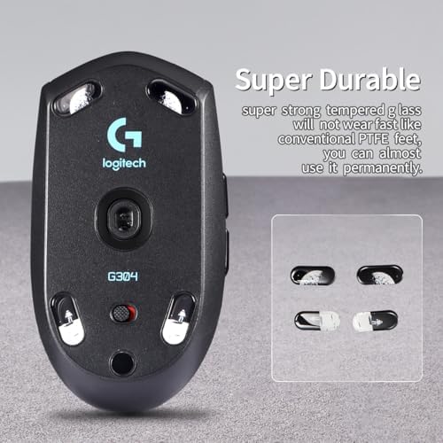 Transform Your Gameplay with immoenuc Glass Mouse Skates for Logitech G502 X Plus & Lightspeed – Ultra-Smooth, Durable Feet Pads for Enhanced Speed and Precision in Gaming Performance!