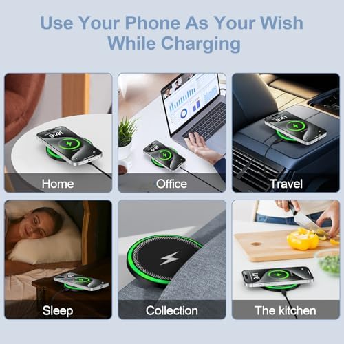 Samsung S25 Ultra Fast Wireless Charging Pad – Optimized QC 3.0 Charger Station for Samsung S25 Edge, S24, S23, S22, S21, S20, Z Fold 6/5, Moto G Stylus 5 G, Edge 2024 & Razr 2024 – Sleek Design & Smart Safety Features for Effortless Power Delivery