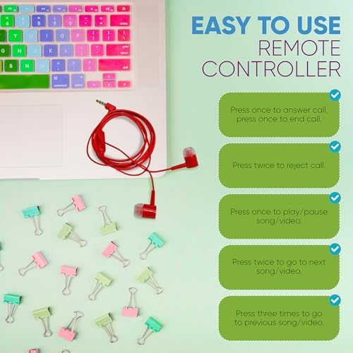 Affordable Bulk Wired Earbuds – 20 Pack In-Ear Headphones with 3.5 mm Jack for Classroom and Group Use, Tangle-Free 4 ft Cables, Comfortable Ergonomic Design for Extended Listening Sessions, Enhanced Compatibility for Smartphones and Laptops, Ideal Audio Solution for Students and Events