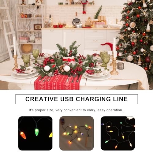 Elevate Your Charging Experience with 2 pcs Multicolor LED USB Charging Cable – Perfect for Festive Décor and Fast Device Powering for Christmas, Valentine’s Day, and Gatherings – Enhanced Compatibility, Durable Design, and Ambient Glow