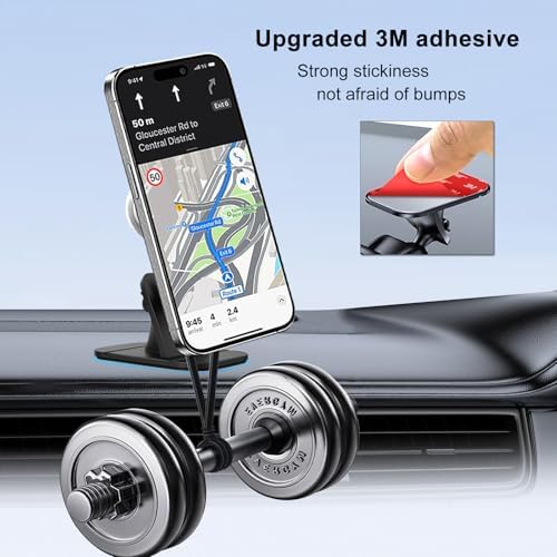 Revolutionary CD Slot Phone Holder for Enhanced Driving Convenience – 360° Rotatable Car Mount, Compatible with Pop Sockets and Mag Safe Wallets, Sleek Black Design for Maximum Stability and Safety