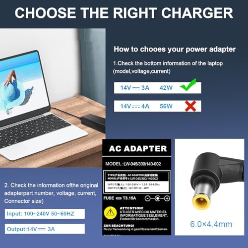 Versatile High-Performance AC Adapter Charger for HP 2011, 2211, 2311 X Series, Insignia TVs, and Ben Q AOC LCD Monitors – Fast Charging Power Supply Solution with Enhanced Compatibility and Safety Features