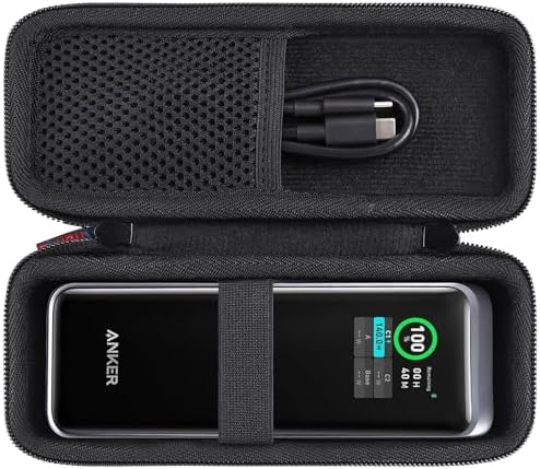 Ultimate Khanka Protective Case for Anker Prime Power Banks – Sleek Golden Waterproof Hard Shell for 12000 m Ah & 20000 m Ah Models, Travel-Ready Accessory with Superior Compatibility and Enhanced Durability
