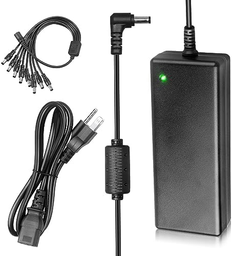 Le Tao Xing 12 V 4 A Power Supply Adapter – Reliable AC to DC Charger for LED Strip Lights & CCTV Systems | High-Efficiency 48 W Output with 5.5 mm x 2.5 mm Connector for Universal Compatibility and Rapid Power Delivery
