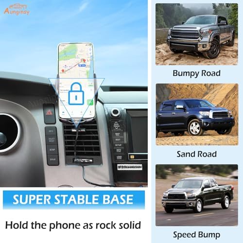 Transform Your Driving Experience with the Ultimate Car Phone Mount for Toyota Tundra & Sequoia (2007-2013) – Secure Dash Clip Holder for All Smartphones, Enhanced Stability & 360-Degree Rotation for Safe Navigation, Effortless Installation, and Sleek Design for Modern Interiors – Elevate Functionality and Safety on Every Drive