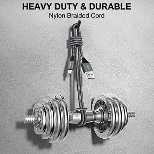 Premium 12 ft Braided USB C Cable (2-Pack) by etguuds – Fast Charging & Data Transfer for Samsung Galaxy S22/S21/S20 Ultra, LG, Moto, Pixel – Durable, Universal Compatibility for Home & Office Use, Effortless Connectivity