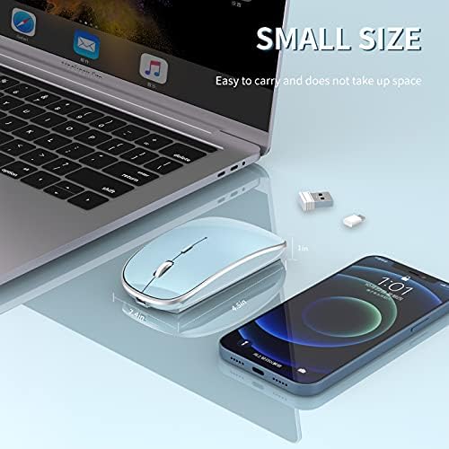 Elevate Your Computing Experience with the Q23 S Black Wireless Mouse – Rechargeable, Dual Mode USB-A & Type-C, Silent Operation, and 3 Adjustable DPI for Ultimate Precision and Versatility Across Laptops, Macs, PCs, and Android Devices