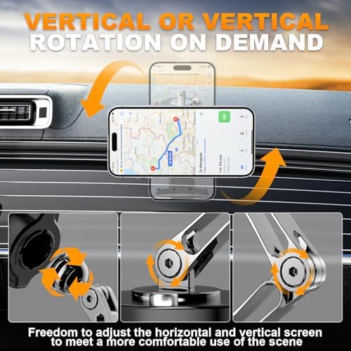 Transform Your Driving Experience with the 15 W Magnetic Wireless Car Charger Mount – Versatile 360° Adjustable Holder for i Phone 12-16 & Samsung Devices – Effortless Fast Charging & Secure Navigation on Dashboard or Windshield