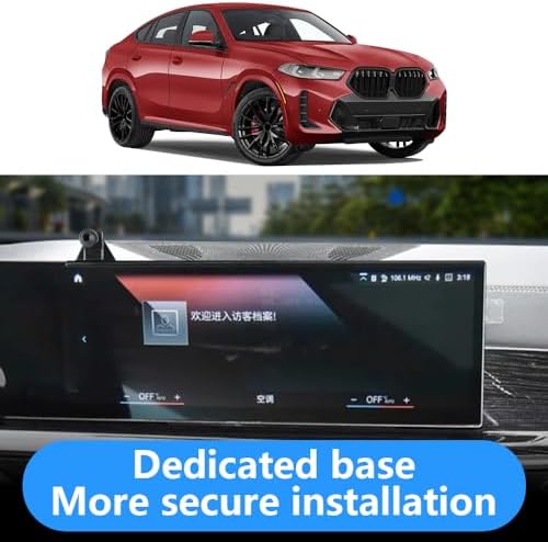 LUNQIN BMW X5, X6, X7 Car Phone Holder (2023-2026) – Premium Mobile Cradle for Secure Hands-Free Navigation and Quick Charging – Enhance In-Car Connectivity with Sleek, Durable Design and Effortless Installation